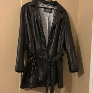 Wilson’s women’s leather jacket. Black Plus Size 2X